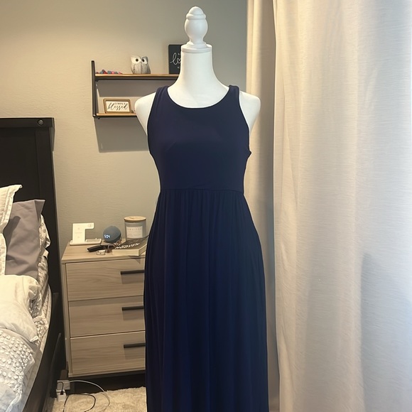 Navy blue maxi dress - Picture 3 of 7